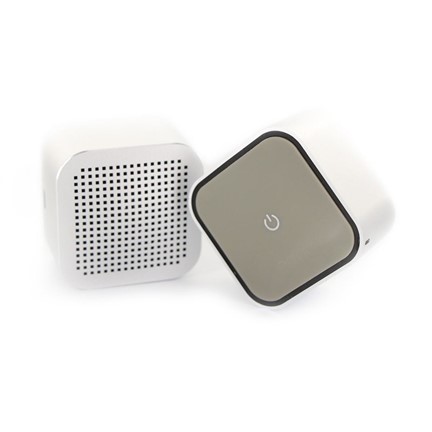 The Square Stereo Set - silver