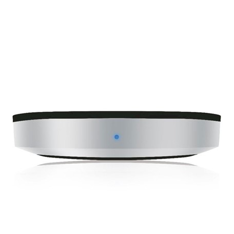 ZENS USB Single Wireless Charger Round - black