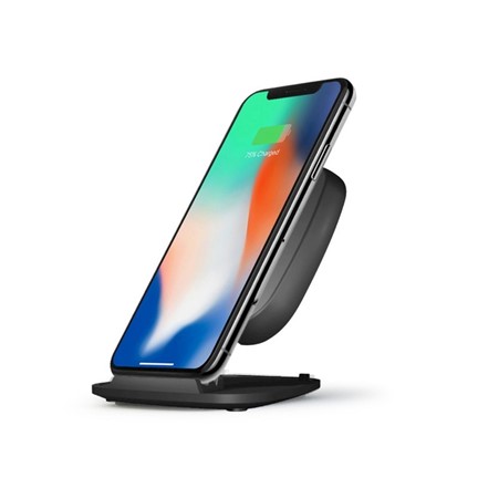 ZENS Fast Wireless Charger Stand - black