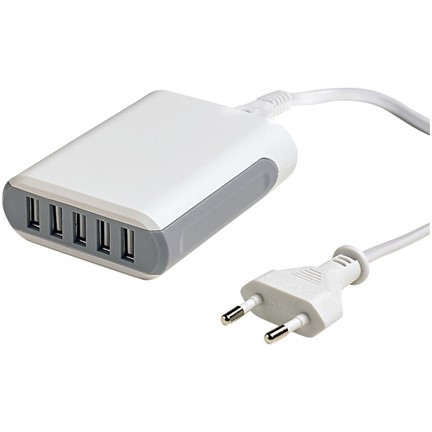 Celly Powerstation met 5 usb poorten 8A output