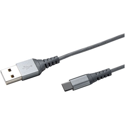 Celly USB to Type-C met Nylon 100cm