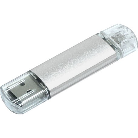 Aluminium On-the-Go (OTG) USB-stick
