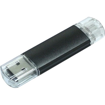 Aluminium On-the-Go (OTG) USB-stick
