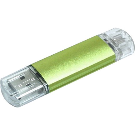 Aluminium On-the-Go (OTG) USB-stick