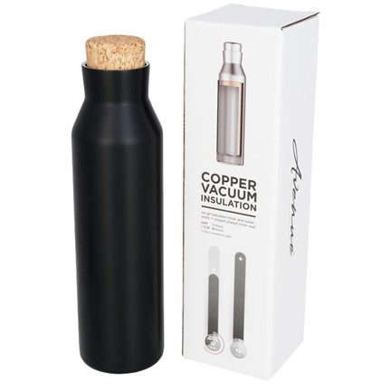Norse 590 ml koper vacuüm geïsoleerde fles met kurk