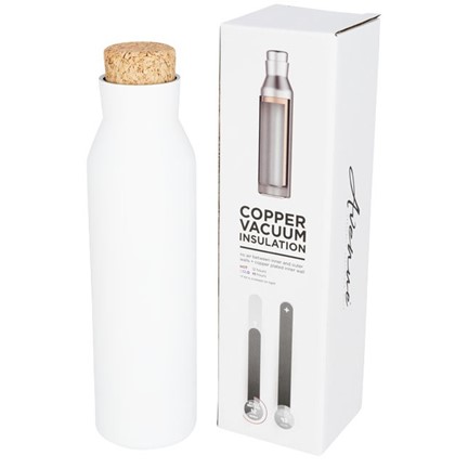 Norse 590 ml koper vacuüm geïsoleerde fles met kurk