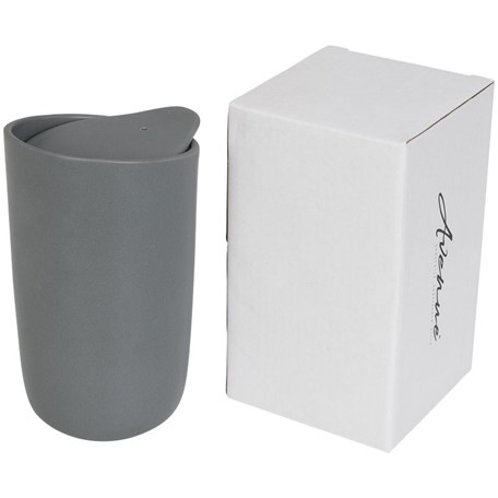 Mysa 410 ml dubbelwandige keramische drinkbeker