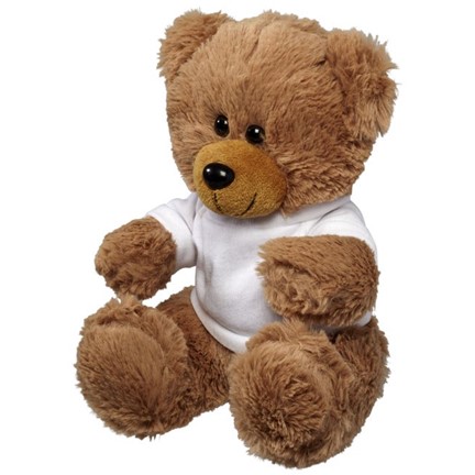 Igor grote zittende knuffelbeer met t-shirt