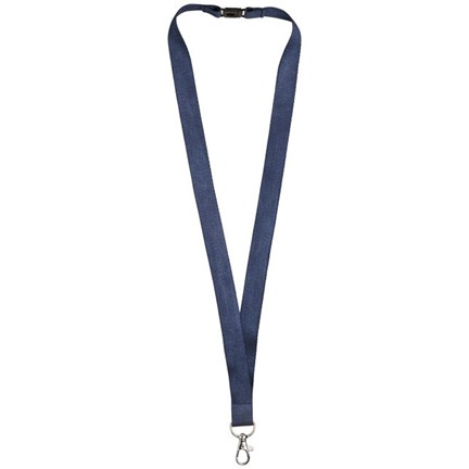 Julian bamboe lanyard met veiligheidsclip