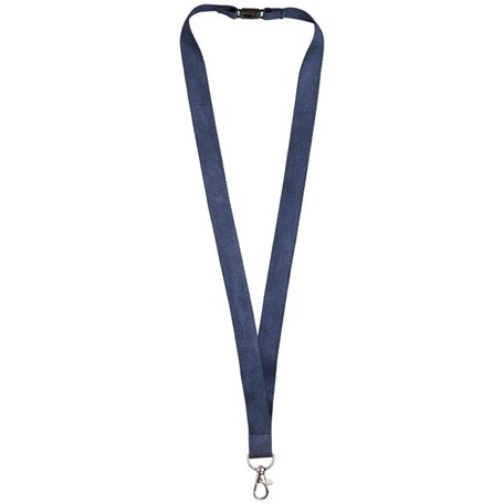 Julian bamboe lanyard met veiligheidsclip