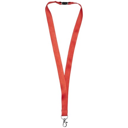 Julian bamboe lanyard met veiligheidsclip