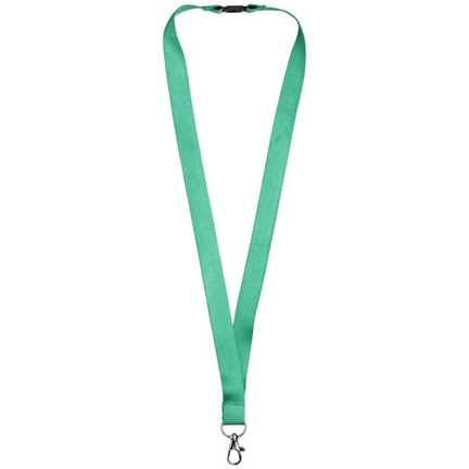 Julian bamboe lanyard met veiligheidsclip