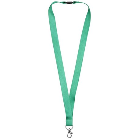 Julian bamboe lanyard met veiligheidsclip
