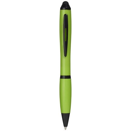 Nash stylus balpen met gekleurde houder en gekleurde grip