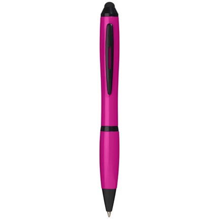 Nash stylus balpen met gekleurde houder en gekleurde grip