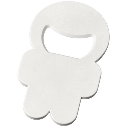 Buddy flesopener in de vorm van een persoon