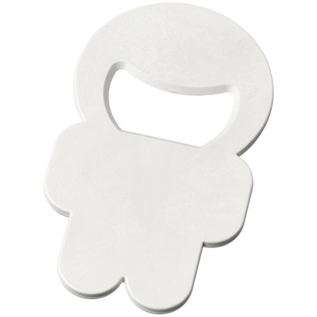 Buddy flesopener in de vorm van een persoon