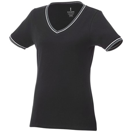 Elbert piqué dames t-shirt met korte mouwen