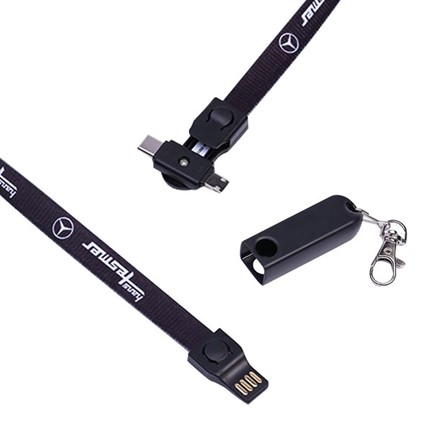 Oplaadlanyard 3 in 1