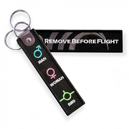 Remove before flight sleutelhanger