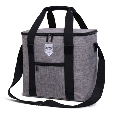 Vintage Twin Tone Coolerbag Grey
