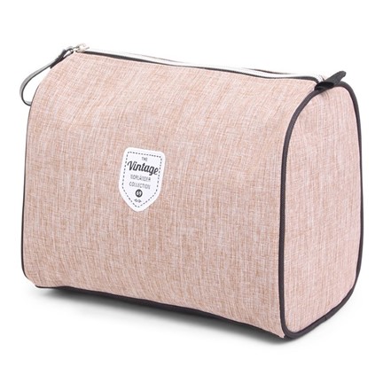 Twin Tone Cosmeticbag Cognac