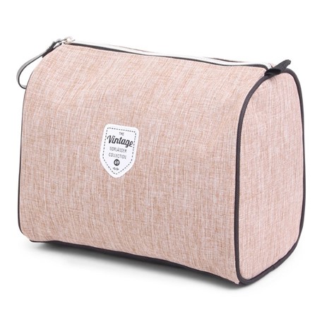 Twin Tone Cosmeticbag Cognac