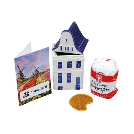 Koektrommel met stroopwafels