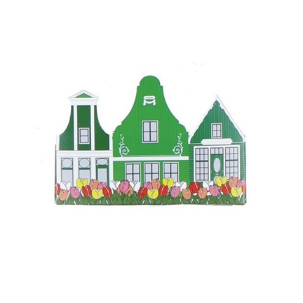 Mini straat Zaanse huisjes
