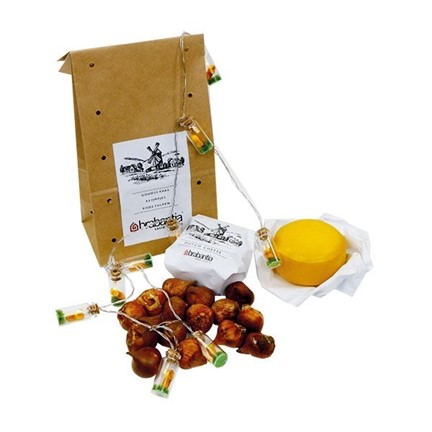 Gouds kaasje met tulpenbollen