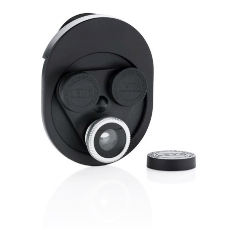 3-in-1 lens clip, zwart