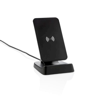 10W draadloze snellader stand, zwart