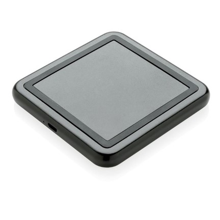 Light up logo 5W draadloze oplader, zwart