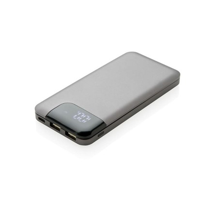 Swiss Peak 8.000 mAh powerbank, grijs