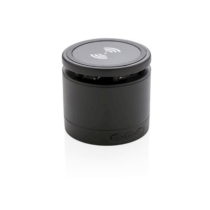5W speaker met draadloze oplader, zwart