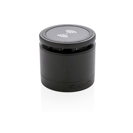 5W speaker met draadloze oplader, zwart