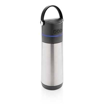 Party 3-in-1 RVS isoleerfles, grijs