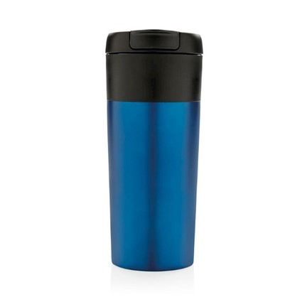 Mok met flip lid, blauw