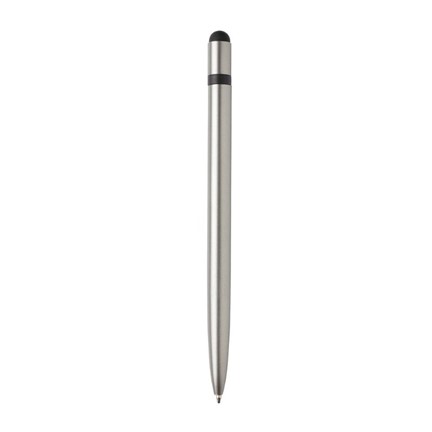 Metalen stylus balpen, grijs