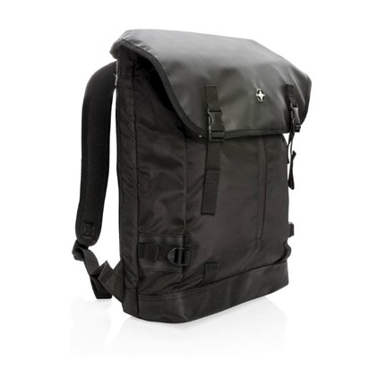 Swiss Peak 17 outdoor laptop rugtas, zwart