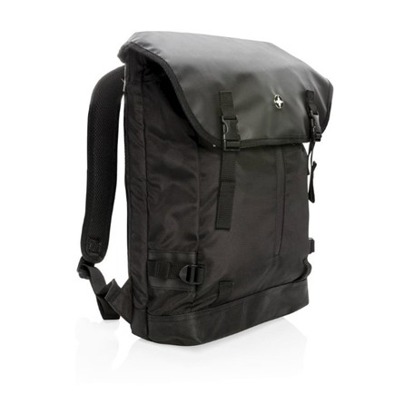 Swiss Peak 17 outdoor laptop rugtas, zwart