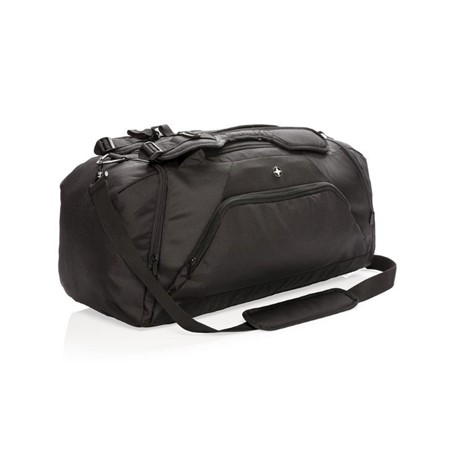 Swiss Peak RFID sporttas & rugzak, zwart