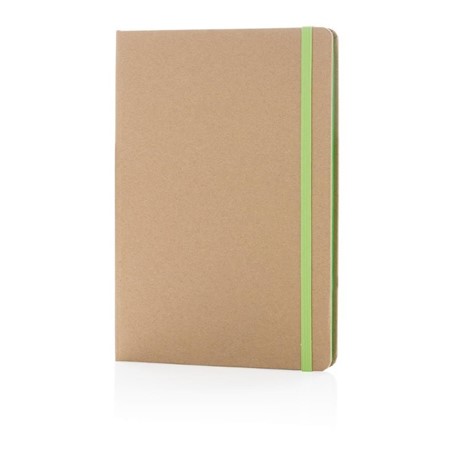Eco-vriendelijk A5 kraft notitieboek, groen