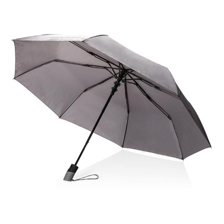 Deluxe 21" opvouwbare auto open paraplu, grijs