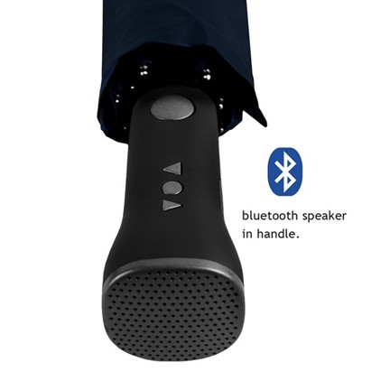 opvouwbare paraplu auto open + close, + Bluetooth Speaker