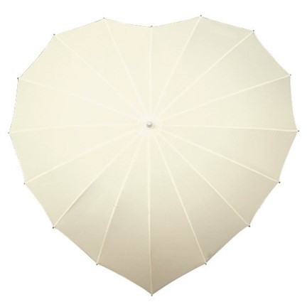 paraplu, hartvormig, windproof