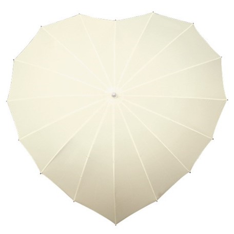 paraplu, hartvormig, windproof