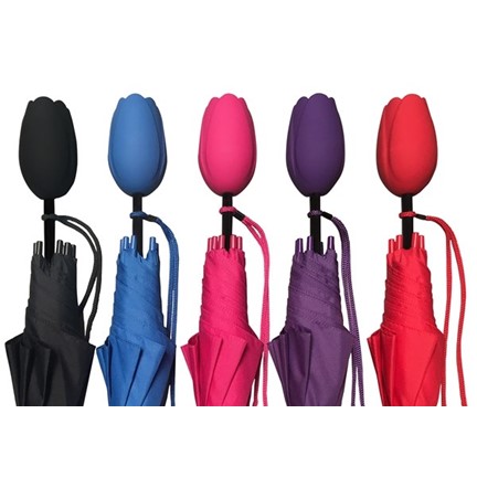 Falconetti® tulpparaplu, automaat, assorti verpakt