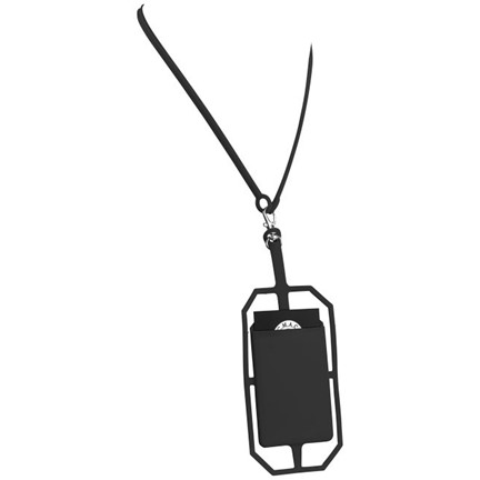 Siliconen RFID kaarthouder inclusief lanyard