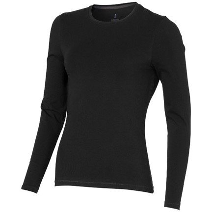 Ponoka organisch dames t-shirt lange mouwen